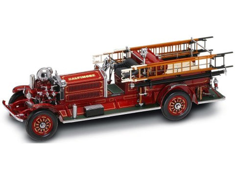Yatming - Ahrens-Fox N-S-4 Fire Engine (1925, 1/24 scale diecast model car, Red/ White)
