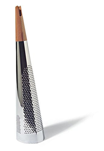 Todo Giant cheese and nutmeg grater in steel and wood- 4 x 4 - h 18 in.