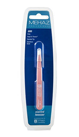 Mehaz Depil-a-Tweez Slanted Tweezer Pink