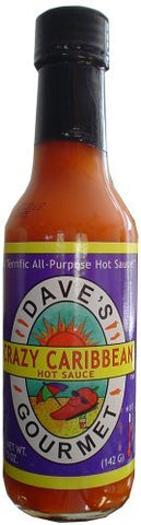 Dave's Crazy Caribbean Hot Sauce 5 oz (not in pricelist)