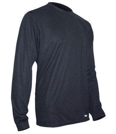 Men's Tech Silk Crew - Black - Large