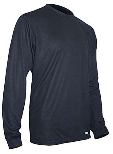 Men's Tech Silk Crew - Black - Medium