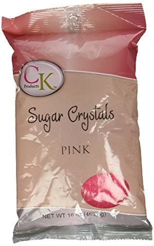 Pink Sugar Crystals 16 oz