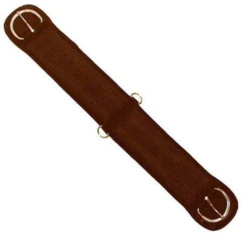 Western Waffle Weave Non-Slip Cinch/Girth - 30" - Brown