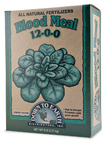 All Natural Fertilizer Blood Meal 12-0-0 - 5lb