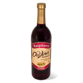 DAVINCI GOURMET SYRUPS - PLASTIC Raspberry 750ML