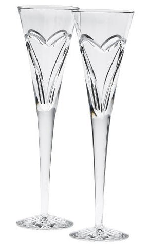 Waterford Wishes "Love & Romance" Toasting Flutes Pair (not in pricelist)