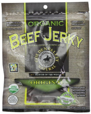 Certified Organic Beef Jerky - Original, 3 oz