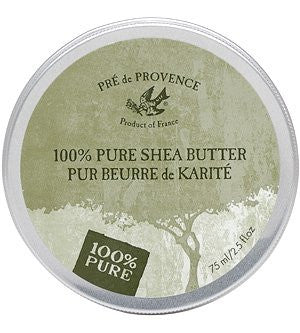 100% Pure Shea Butter - Unscented, 75ml Tin