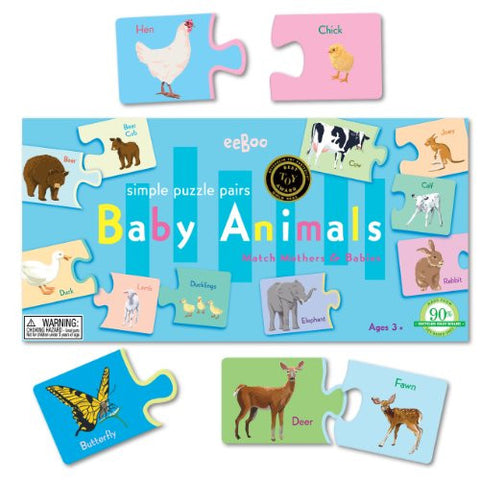 Baby Animal Puzzle Pairs Redesign