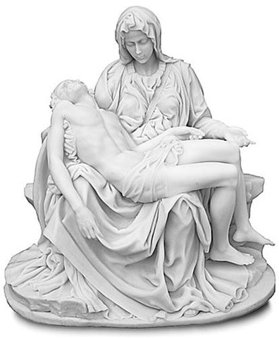 The Pieta by Michelangelo, 10 x 10 in