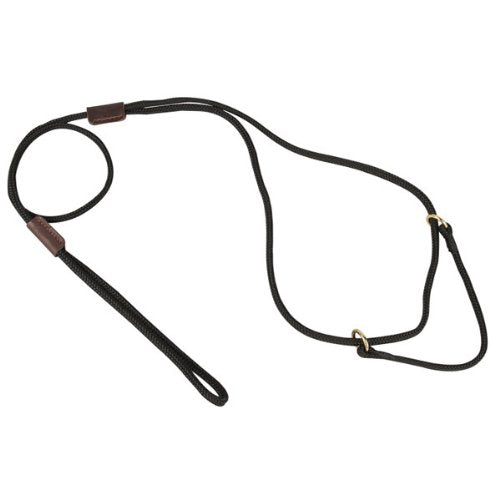 Mendota Martingale Show Lead - 1/8" x 40" (Small 8"), Black