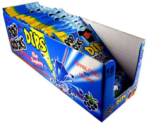 Pop Rocks Dips Blue Raspberry, 0.63 oz