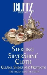 Blitz Silver Care Silver Polishing Cloth