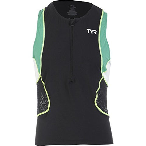 MALE COMP TRISINGLET, 576-BLK/GRN/YELLOW - XL