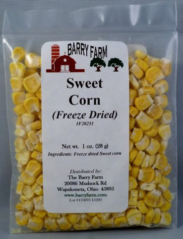 Sweet Corn	1 oz. Package Freeze Dried