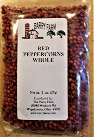 Peppercorn, Red/Pink, Whole, 2 oz