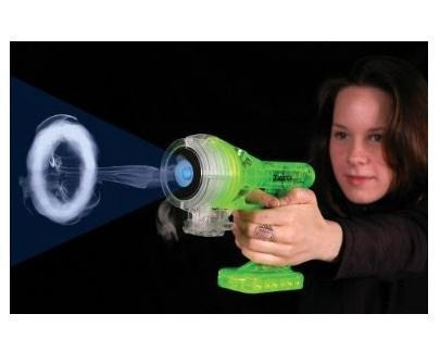Green Zero Blaster - Blasts Smoke Rings Up To 12 Feet!