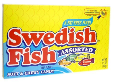 SWEDISH FISH ASST 3.5oz THEATER 12ct
CADBURY - Package