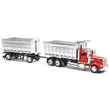 NewRay Toy Trucks 1:43 Scale Flatbed, Pot belley, Live Stock Diecast Trucks and Hauler With Plastic Parts