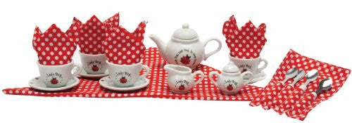 Ladybug Tea Set Basket