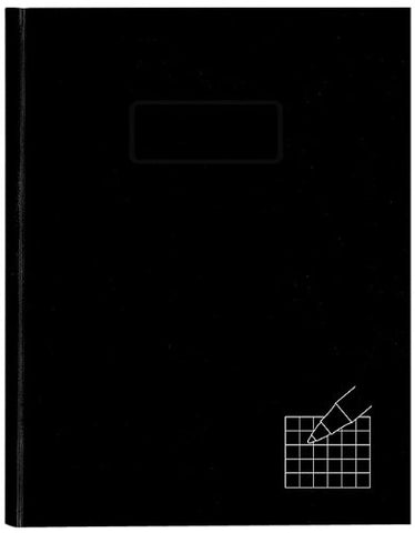 BLUELINE BUSINESS NOTEBOOK - QUAD, BLACK, 192 PAGES