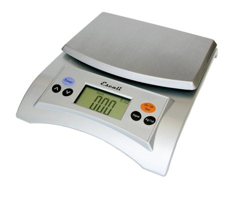 Aqua Digital Scale, 11 Lb / 5 Kg, Silver Gray