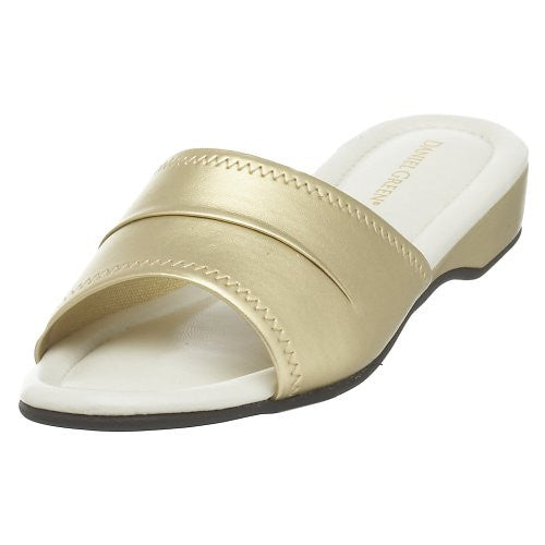 Daniel Green Dormie Slipper, Gold, Size 8.5 M