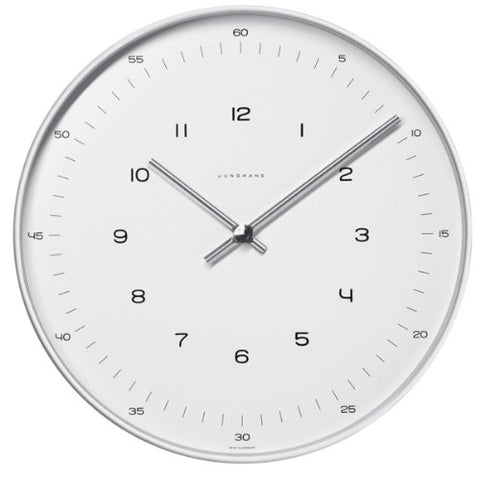 Junghans - Max Bill - Wall Clock with Numbers - 22cm (8.7”)