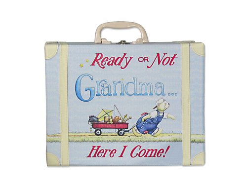 Ready or Not Grandma Here I Come Suitcase, Blue