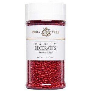 Holiday Red Decoratifs, Small Jar, 2.7 oz