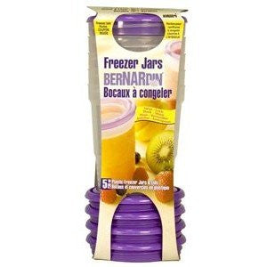 Bernardin Freezer Jars - Plastic - 8 oz