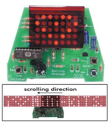 Rolling Message, 1.8/3.5 x 2.6"