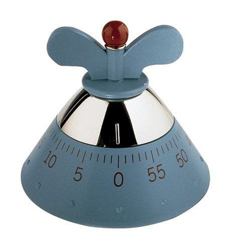 Kitchen Timer in Thermoplastic Resin- Blue- Mechanical movement- 4¾ in.