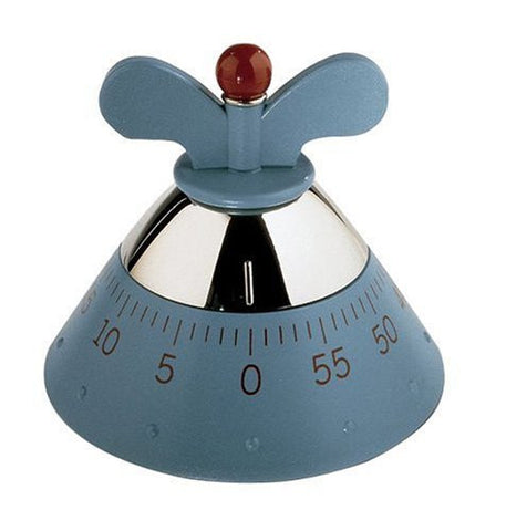 Kitchen Timer in Thermoplastic Resin- Blue- Mechanical movement- 4¾ in.