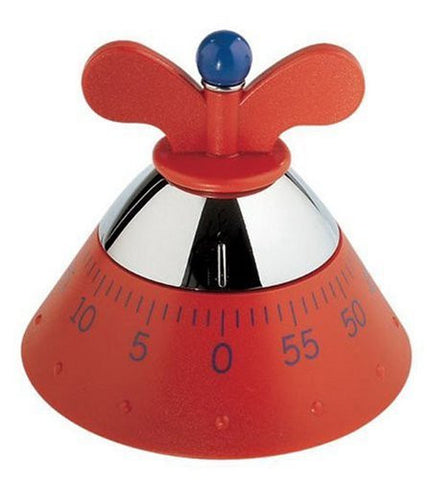 Kitchen timer in Thermoplastic Resin, Red, 4¼ in.