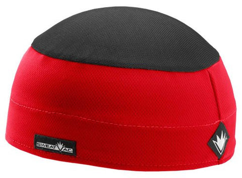 SweatVac Ventilator Cap (Red / Black Top)