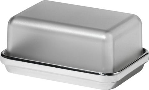 Butter dish with SAN lid- grey- h 6½" 2 ½ in.