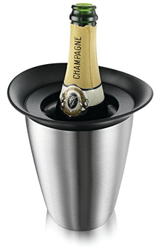 Vacu Vin Active Cooler Champagne Elegant, Stainless Steel - Gift Box of 1