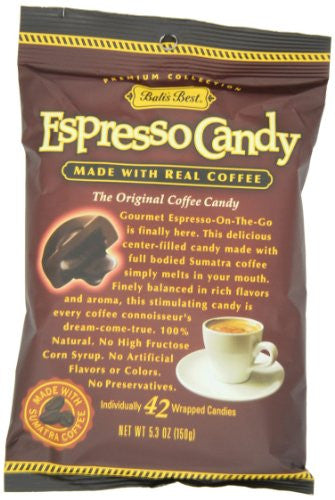 BALI'S B ESPRESSO CANDY 5.3oz BG 12ct
BALI'S BEST - Package
