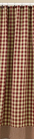 York Shower Curtain - Wine