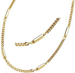 Stainless Steel, Gold Plated - Chain 20"