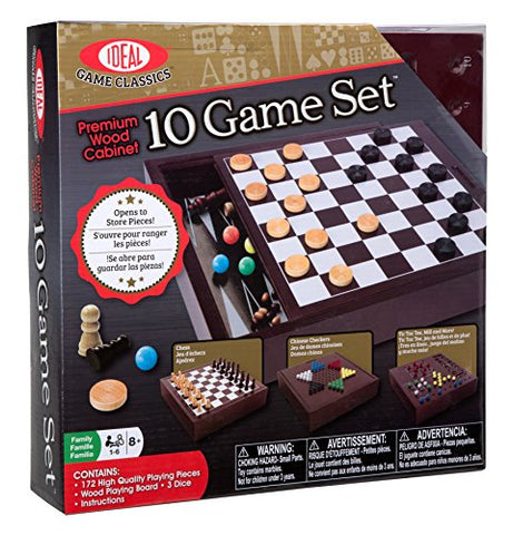 Premium Wood Box: 10 Game Set
