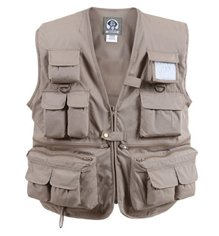 Uncle Milty Khaki Travel Vest - Medium