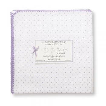 Ultimate Swaddle Classic Polka Dots Lavender