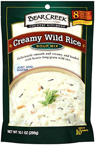 Bear Creek Country Kitchens Soup Mix, Creamy Wild Rice, 10.1 Ounce (Pack of 6)