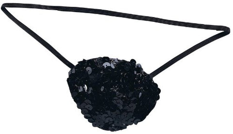 Sequin Eyepatch (Black)