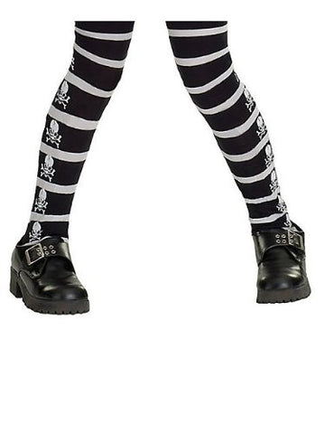 Skull & Crossbones Child Tights - Large