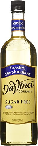 Da Vinci Gourmet Sugar Free Syrups Toasted Marshmallow Glass Bottle  750 ml
