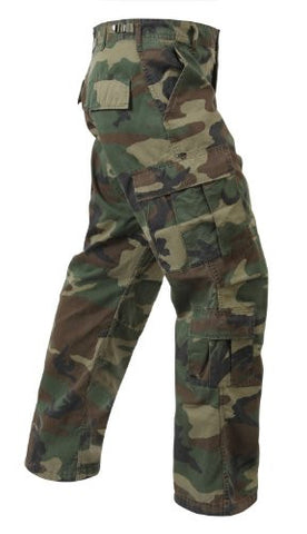 Woodland Camo Vintage Paratrooper Fatigues - Extra Large